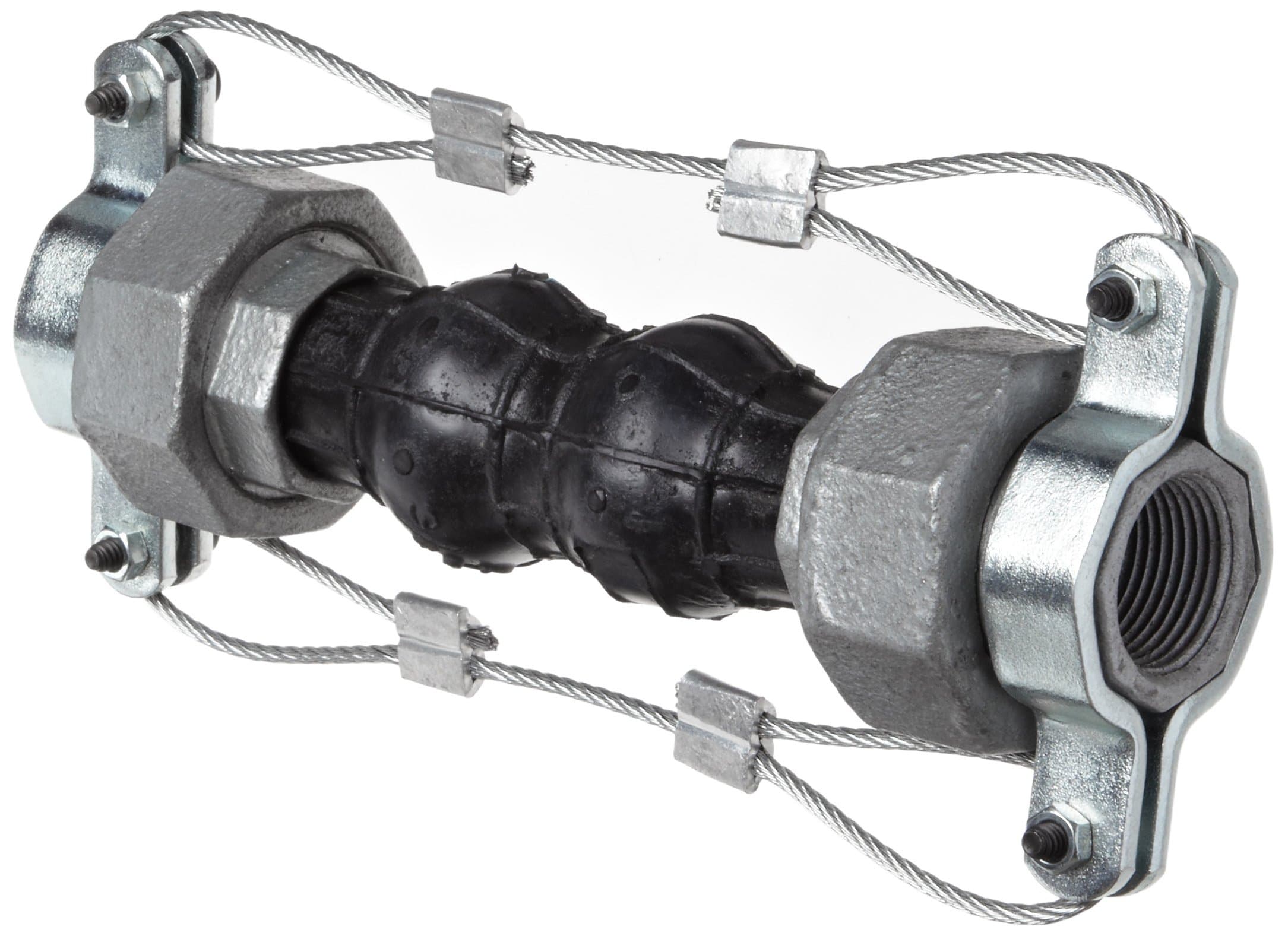 Ultrasphere Twin Rubber Union Expansion Joint, 3/4" ID x 6-1/2" Length