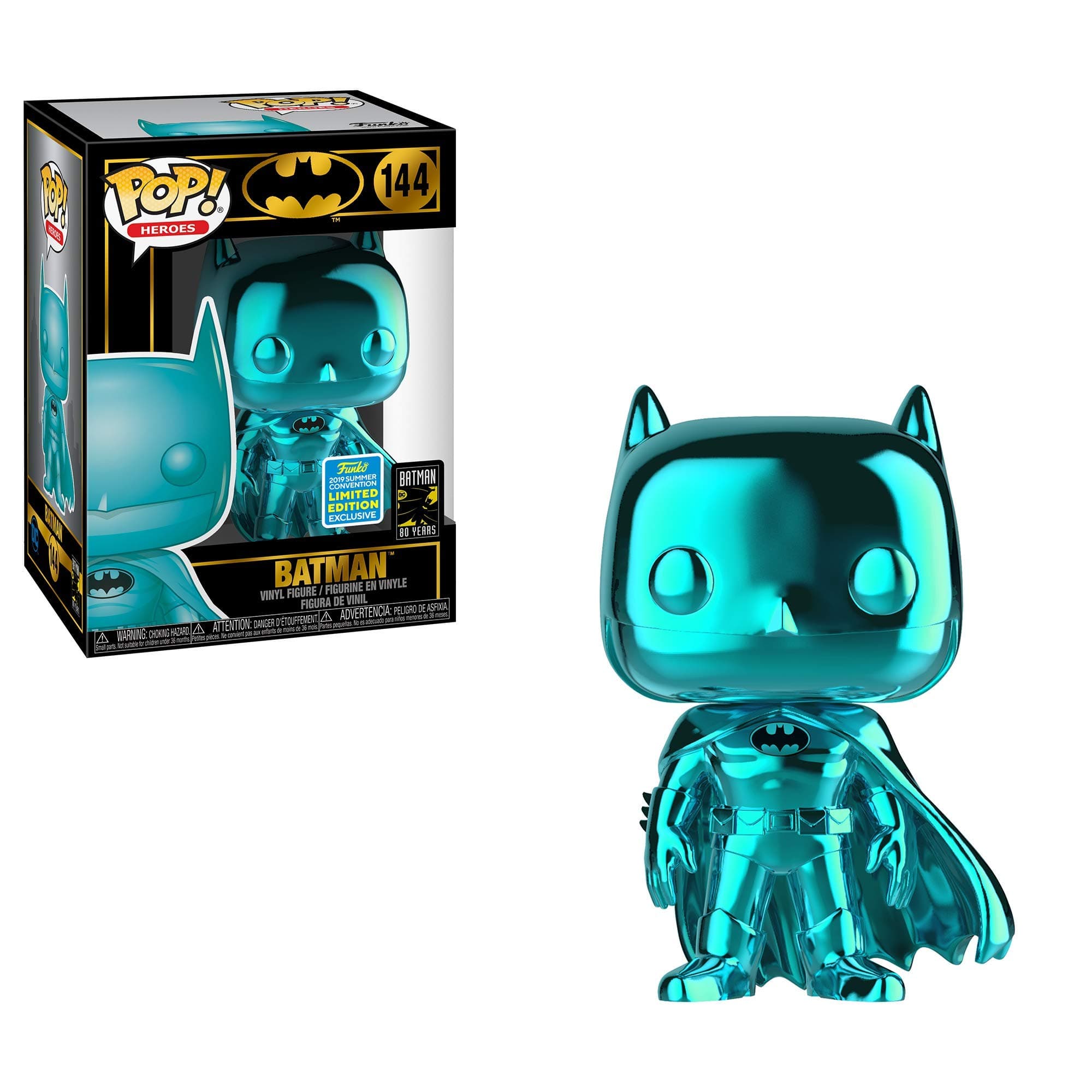 POP Funko Batman Blue Chrome exclusive SDCC - DC
