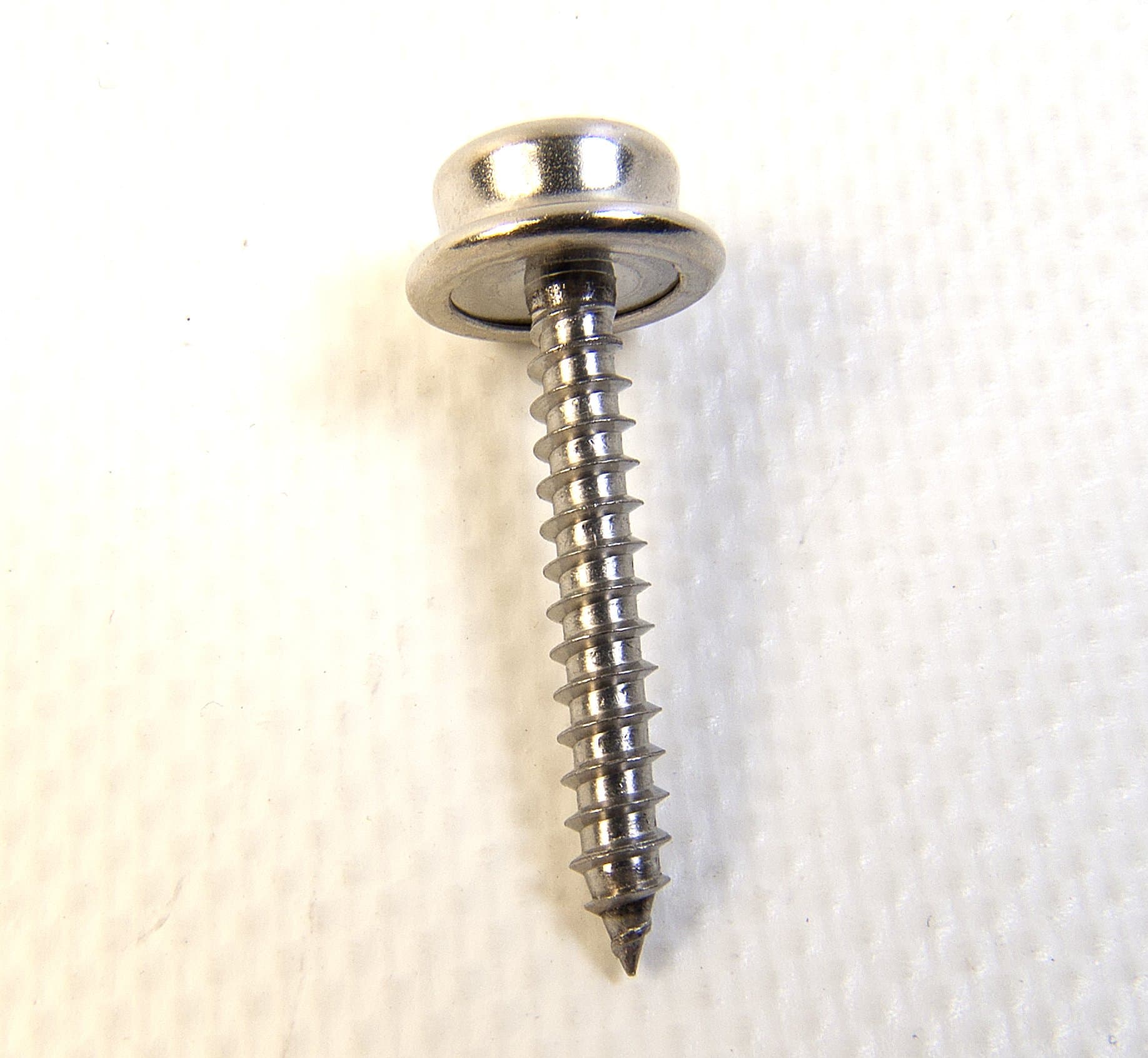 Snap Screw Stud, 1" Inch Stainless Steel Screw #8, 10 Piece Set - Shipped from The USA!