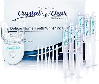 USA FDA Registered Sold by Dentists 6 XL 35% High Intensity Teeth Whitening Gel with Kit. Highest Quality Carbamide Peroxide, Sensitive Free, No Paraben