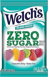 Zero Sugar Fruity Bites, Island Fruits Snack Pack, Gluten Free & Sugar Free Snacks, 3oz Snack Pack (Pack of 1)