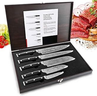 5PCS Professional Knife Set with Gift Box