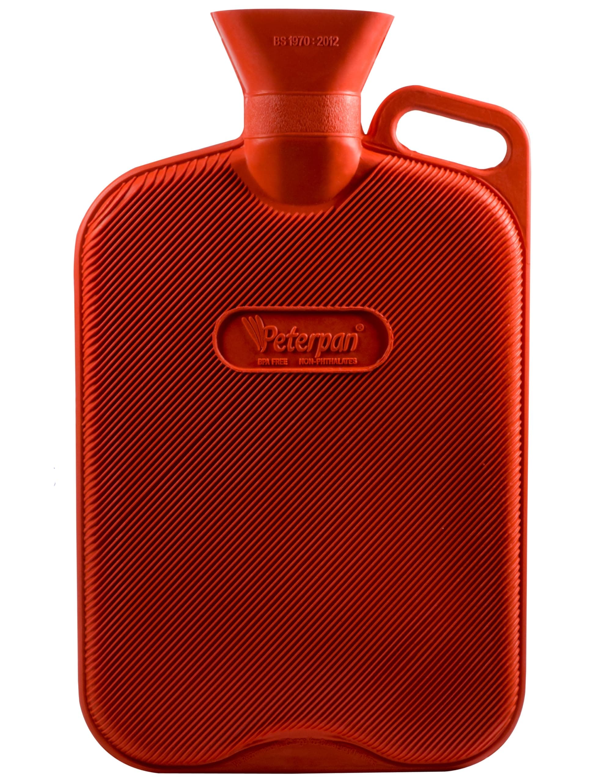 Hot Water Bottle with Cover, Extra Large Extra Thick Hot Water Bag for Pain Relief, Thicker Higher Quality Rubber for Better Insulation, BPA & Phthalates Free, Holds 90 Fl Oz, Red