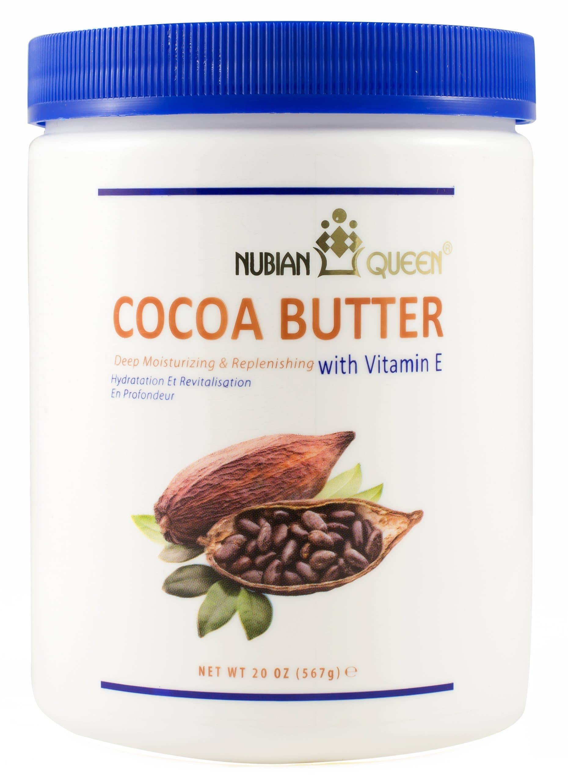 Cocoa Butter Cream 20oz (567g) Deep Moisturising Body Cream for Dry Skin, Rich Hydration, Smooth & Soft Skin, Daily Use for All Skin Types