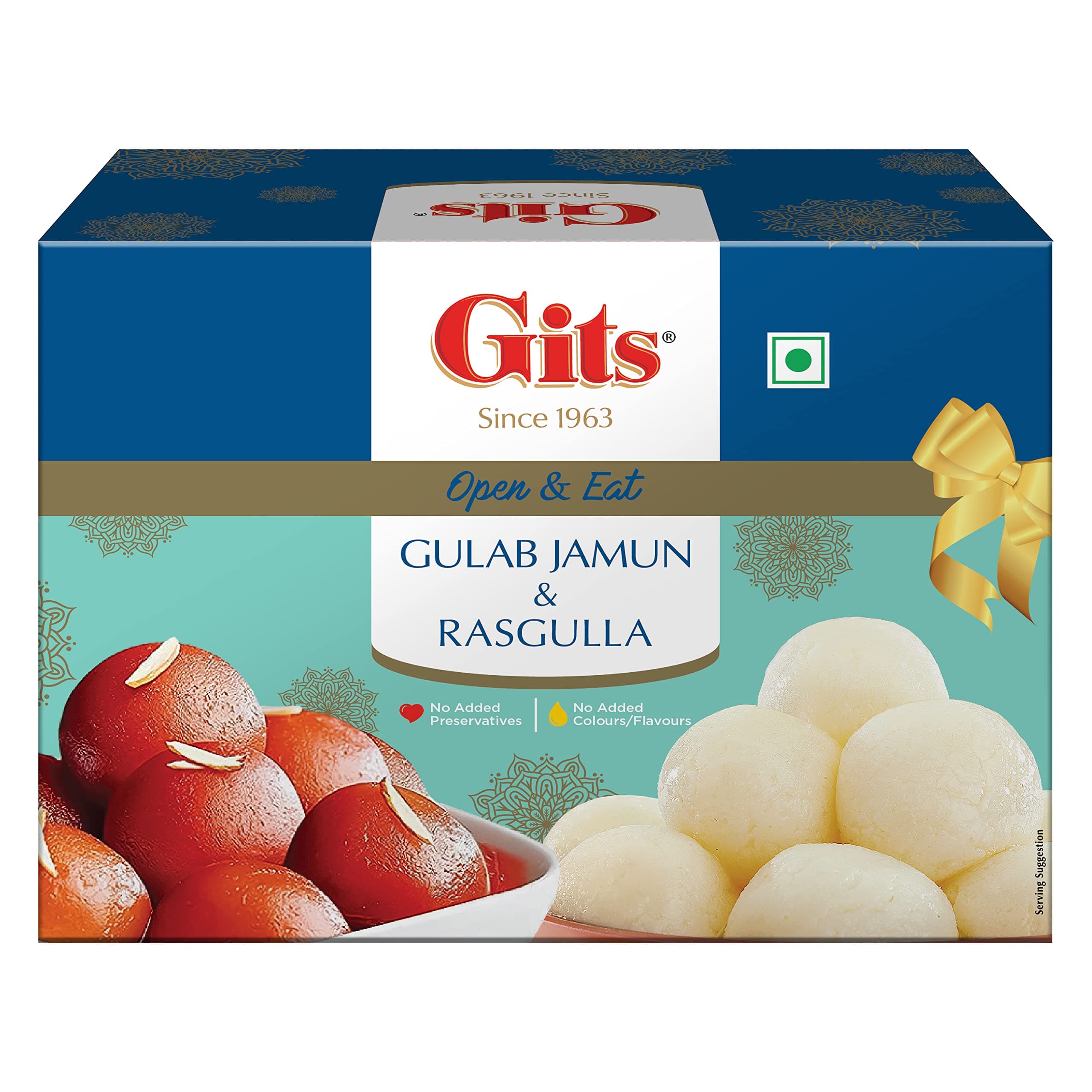 Gits Gulab Jamun 500Grams+Rasgulla 500Grams