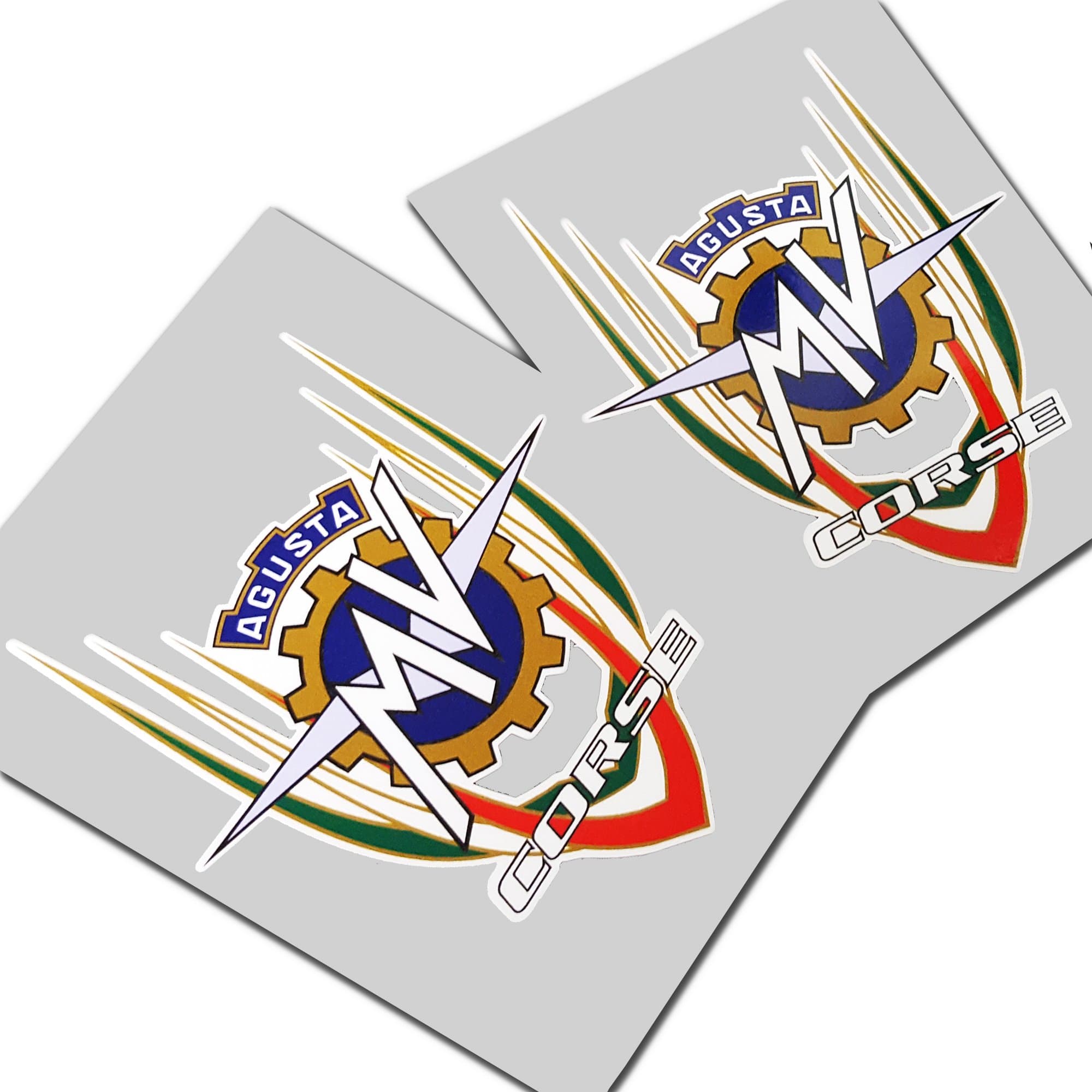ziondesignMV Agusta Corse Decals Sticker Graphics x 2