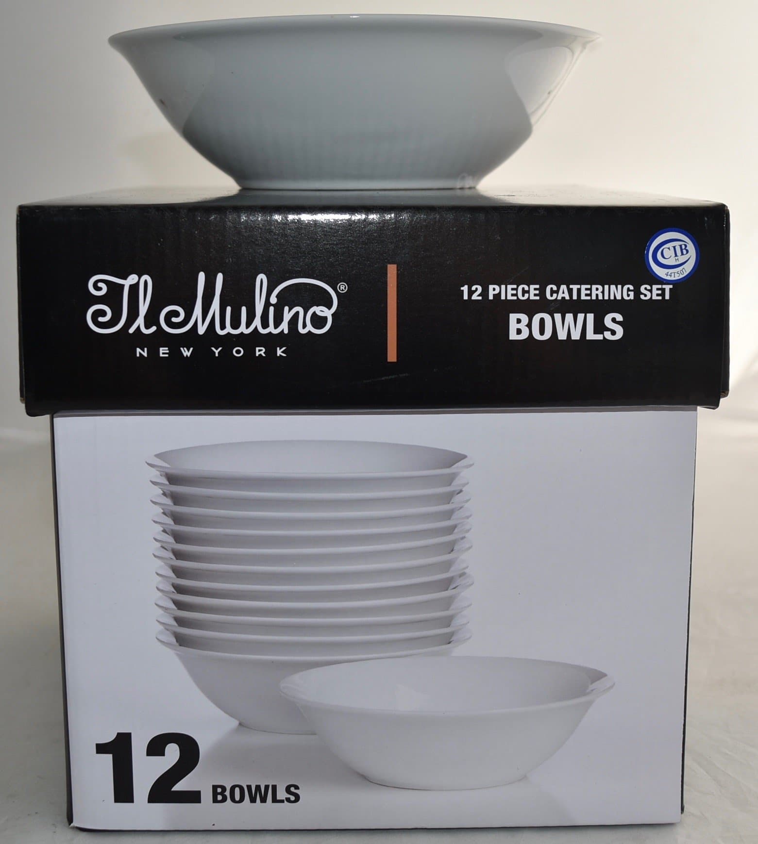 Il Mulino White Round Catering Set (12-Piece Bowls Set)