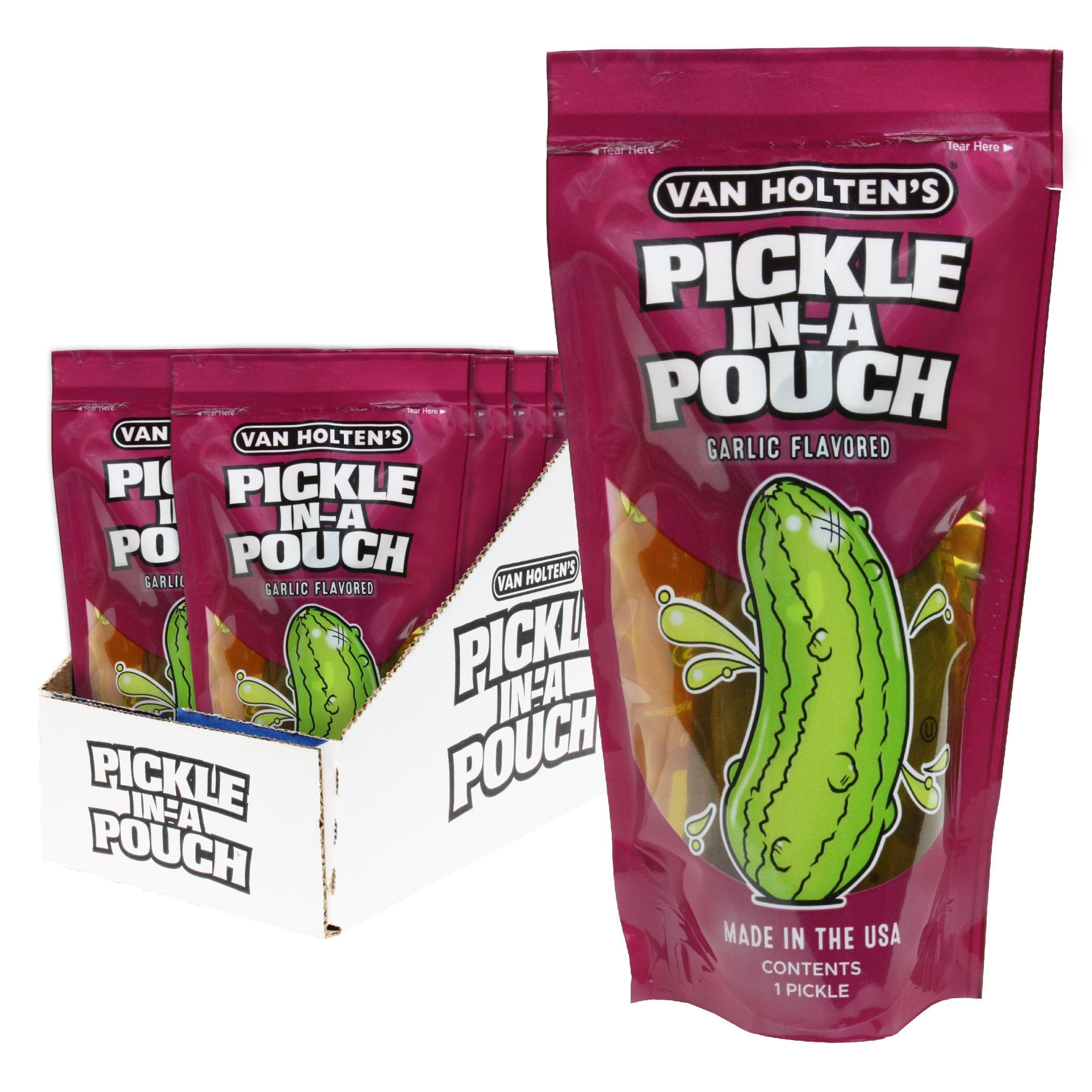 Van Holtens Large Kosher Pickle-In-A-Pouch 1 pcs