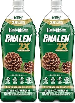 PINALEN 2X Concentrated Multipurpose Cleaner - Fresh Pine Scent - 28 fl oz - All Purpose Cleaner for Kitchen,Bathroom,Laundry,Floors & Outdoors,(Pack of 2)