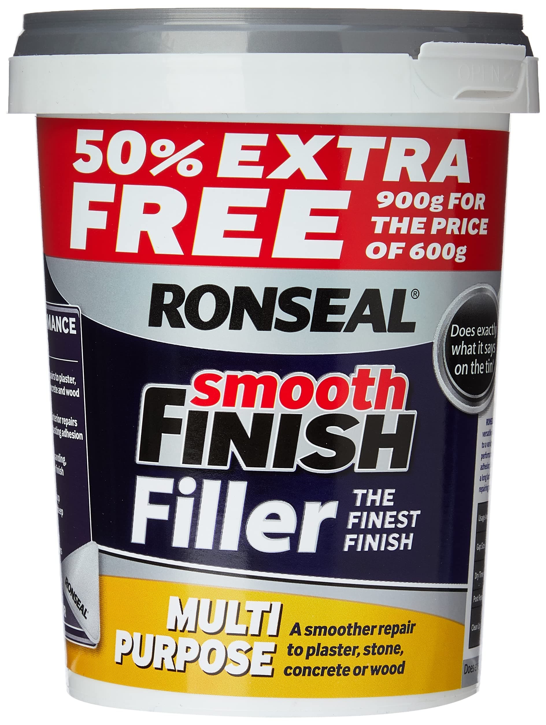 Smooth Finish Multi Purpose Interior Wall Filler Ready Mixed 330 g