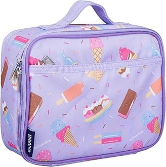 Wildkin Kids Insulated Lunch Box Bag for Boys & Girls, Reusable Kids Lunch Box is Perfect for Elementary, Ideal Size for Packing Hot or Cold Snacks for School & Travel Bento Bags (Sweet Dreams)