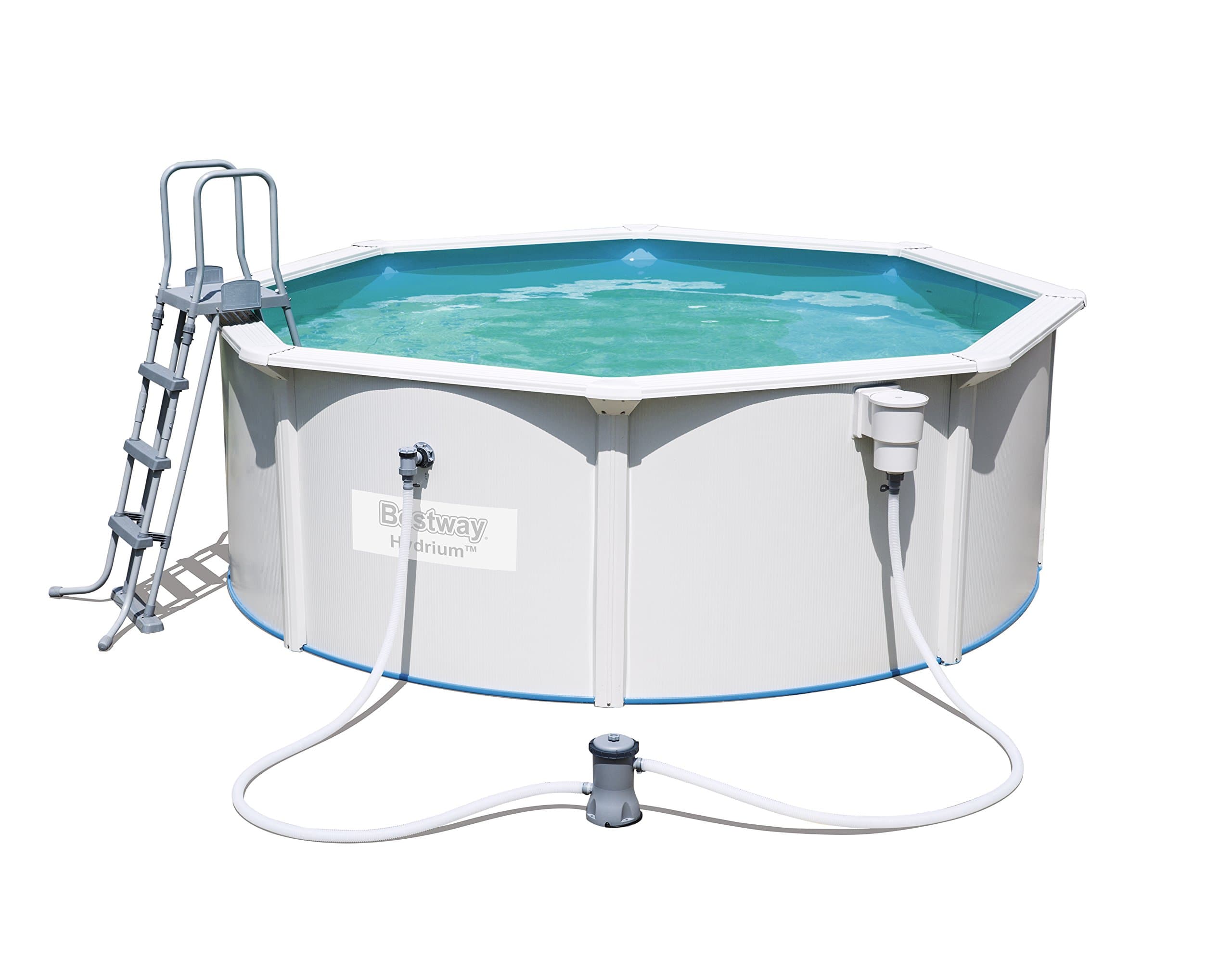 Bestway Hydrium Swimming Pool, 10990 Liters, White, 12 ft x 48-Inch