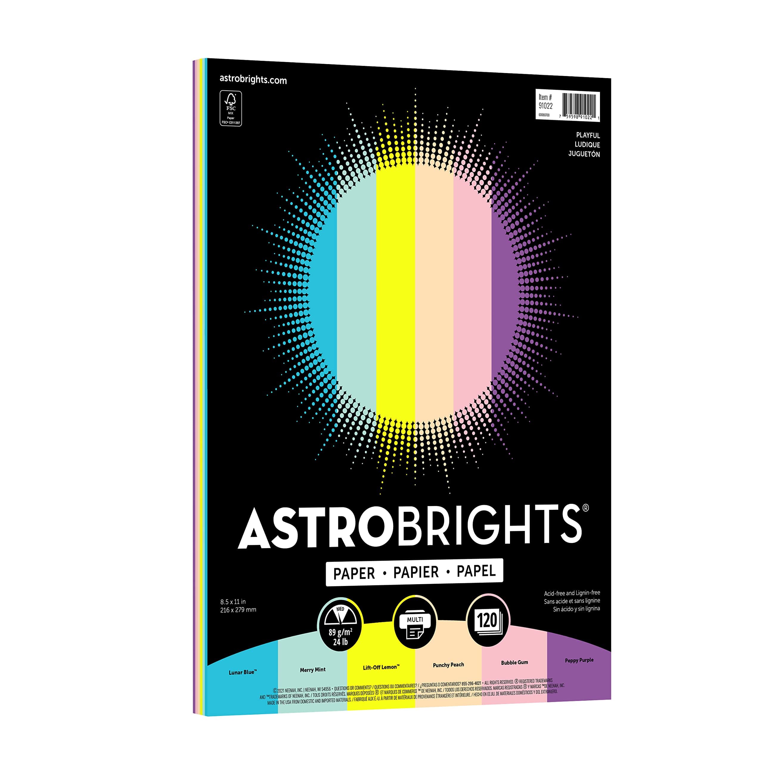 Astrobrights Colored Paper Playful Assortment