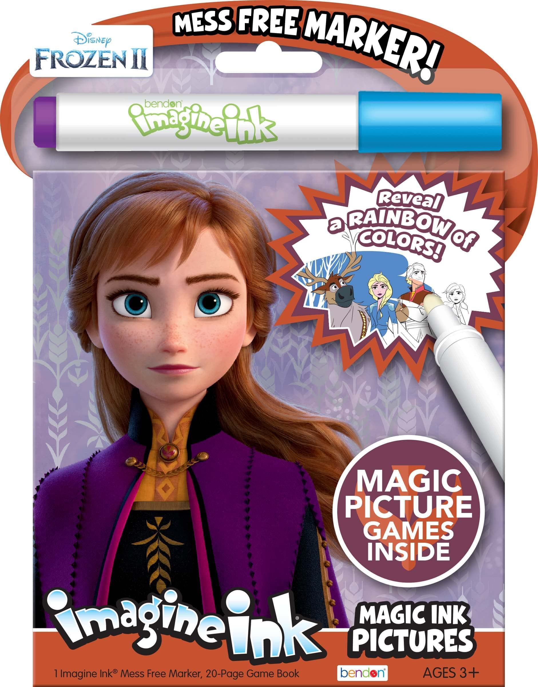 D Frozen 2 Imagine Ink Magic Ink Pictures