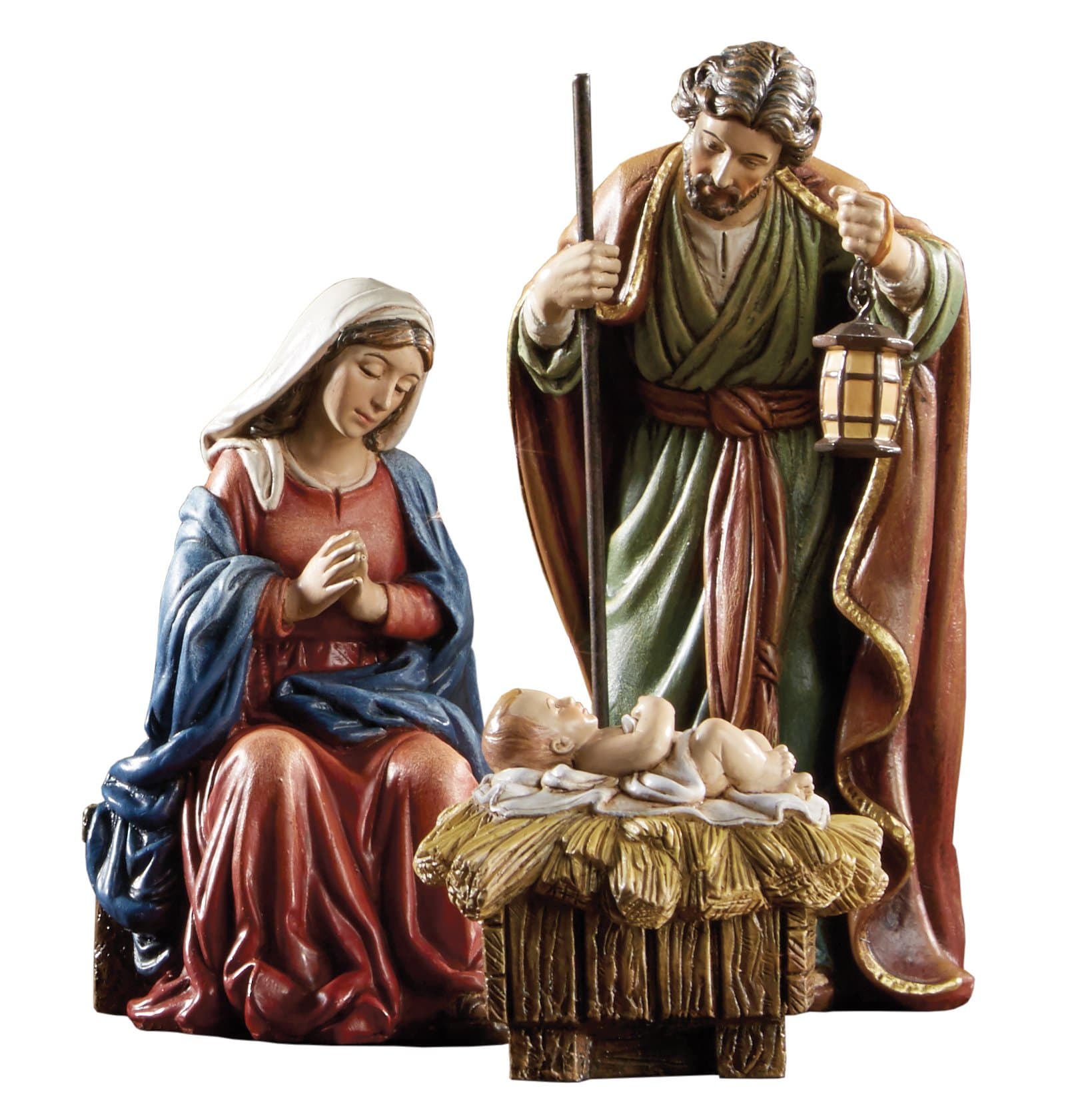 CB Gift Michael Adams 3-Piece Nativity Figurine Set, Resin, 3 pc