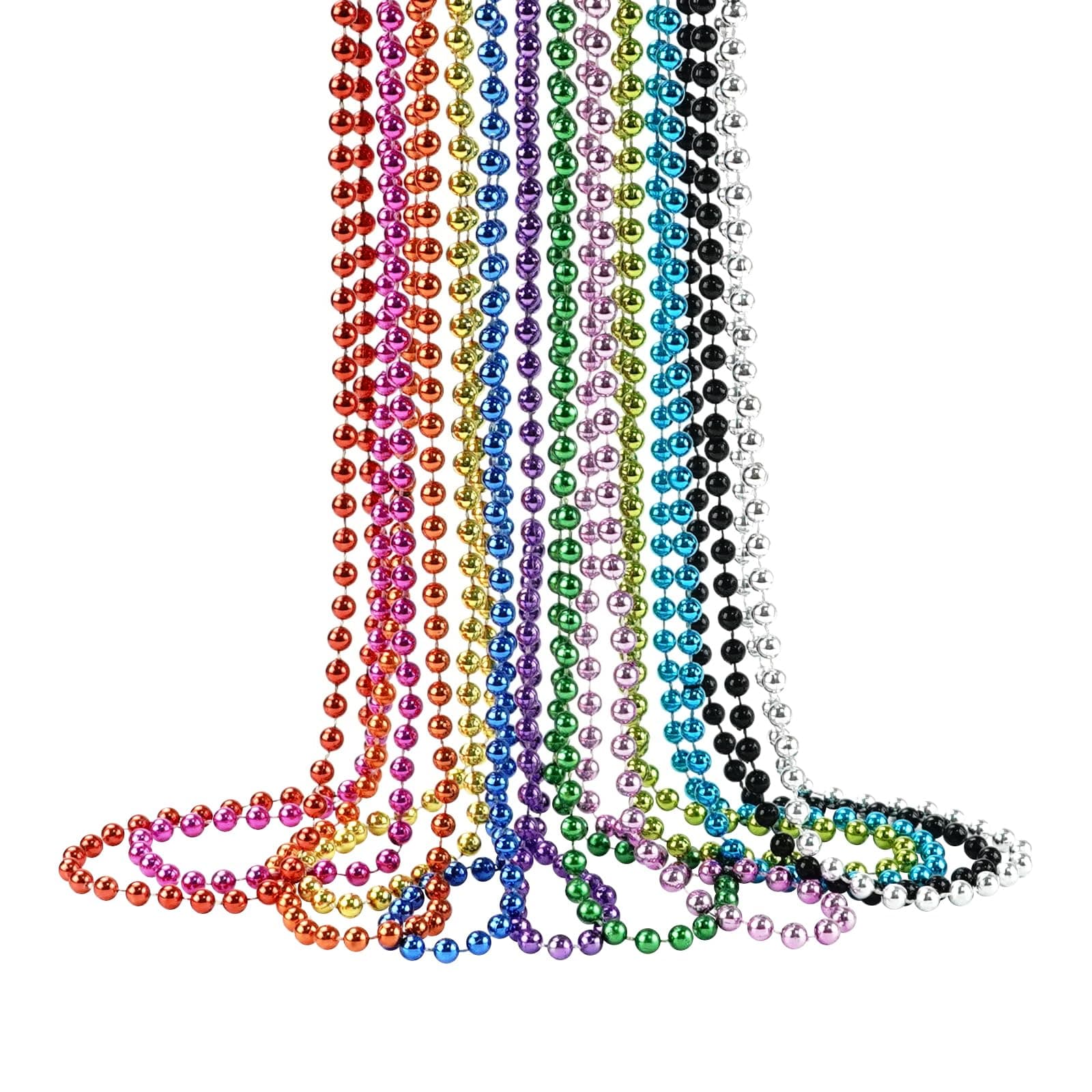 ZZYFGH 12 Pcs Beads Necklaces Party Decorations
