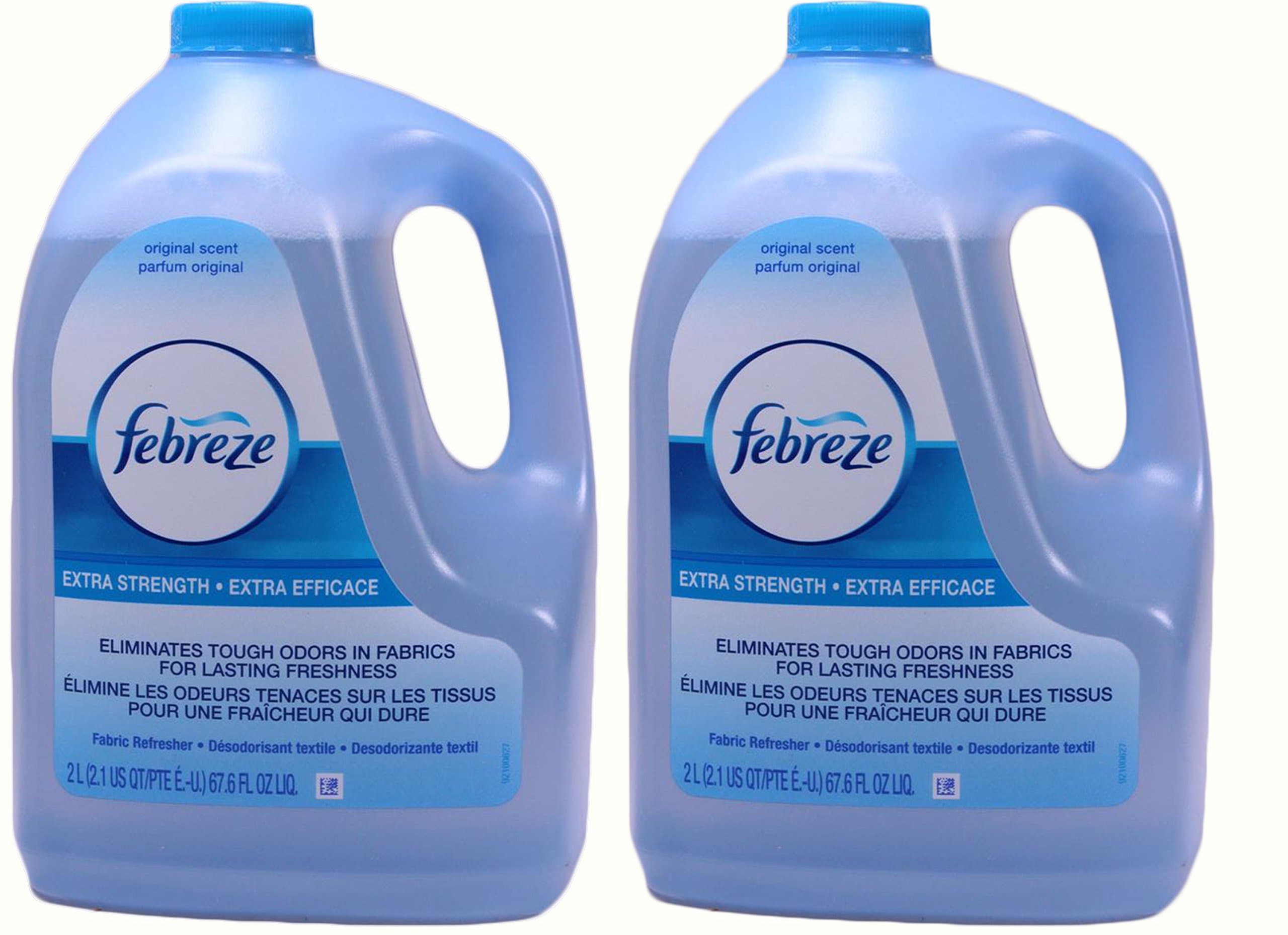 Febreze Spray, Extra Strength Original Scent Refill, 2 Pack (67.6 Oz each)