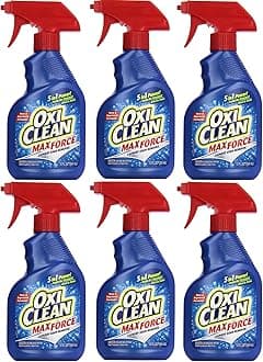 OxiClean Max Force Laundry Stain Remover Spray, 12 Fl Oz (Pack of 6)