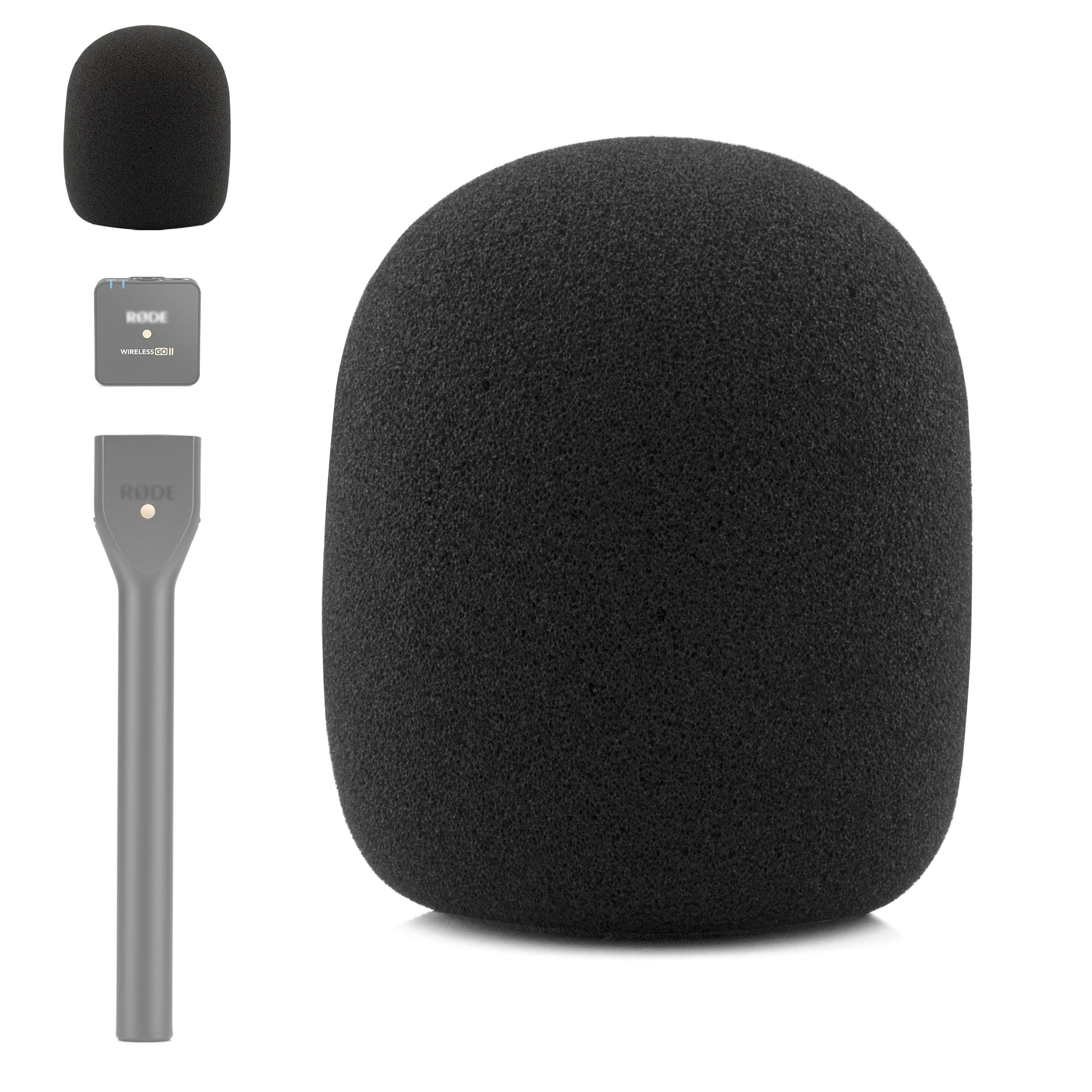 Windscreen for Rode Interview GO Handheld Adaptor for Wireless Go Mic Spongue Pop filter Microphone Foam Cover Wind Screen