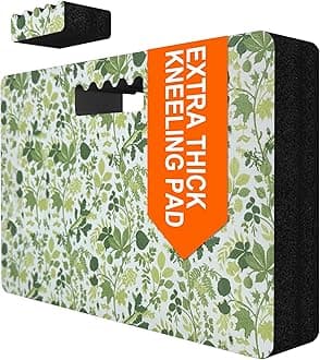Kneeling Pad, Extra Thick Gardening Kneeling Pad for Women, Large Foam Bathtub Kneeling Pad for Bathing Baby, Waterproof Knee Pads Garden Workout Supplies, 17.5 x 11.6 x 1.8 Inch, Green