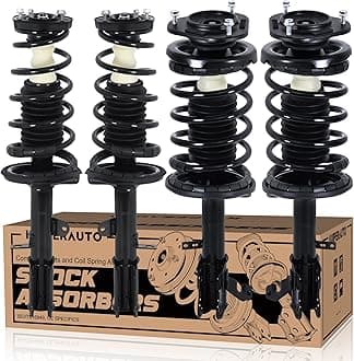 4PCS Struts Complete Assembly Shocks Absorbers Compatible for 1993-2002 Toyota Corolla w/Coil Springs 271951, 271952 (Front & Rear Left and Right)