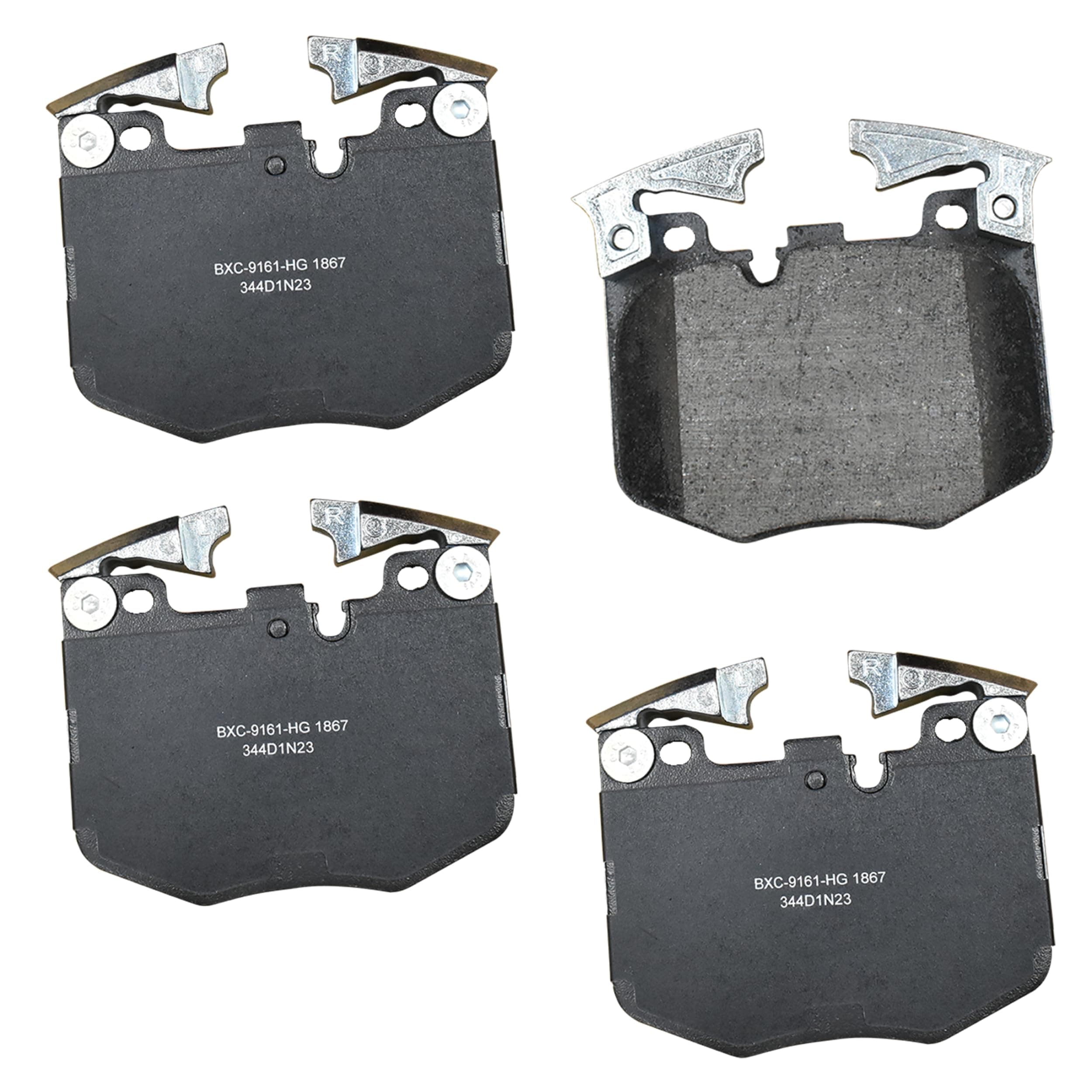 Bendix Premium SBC1867 Ceramic Front Brake Pads Compatible with GR Supra, BMW 230i, 330e, xDrive, 330i, 430i, Gran Coupe, 530, 540, 640i, Turismo, 740, i4, iX, M240i, M340i, M440i, X3, X4, X5, X7, Z4