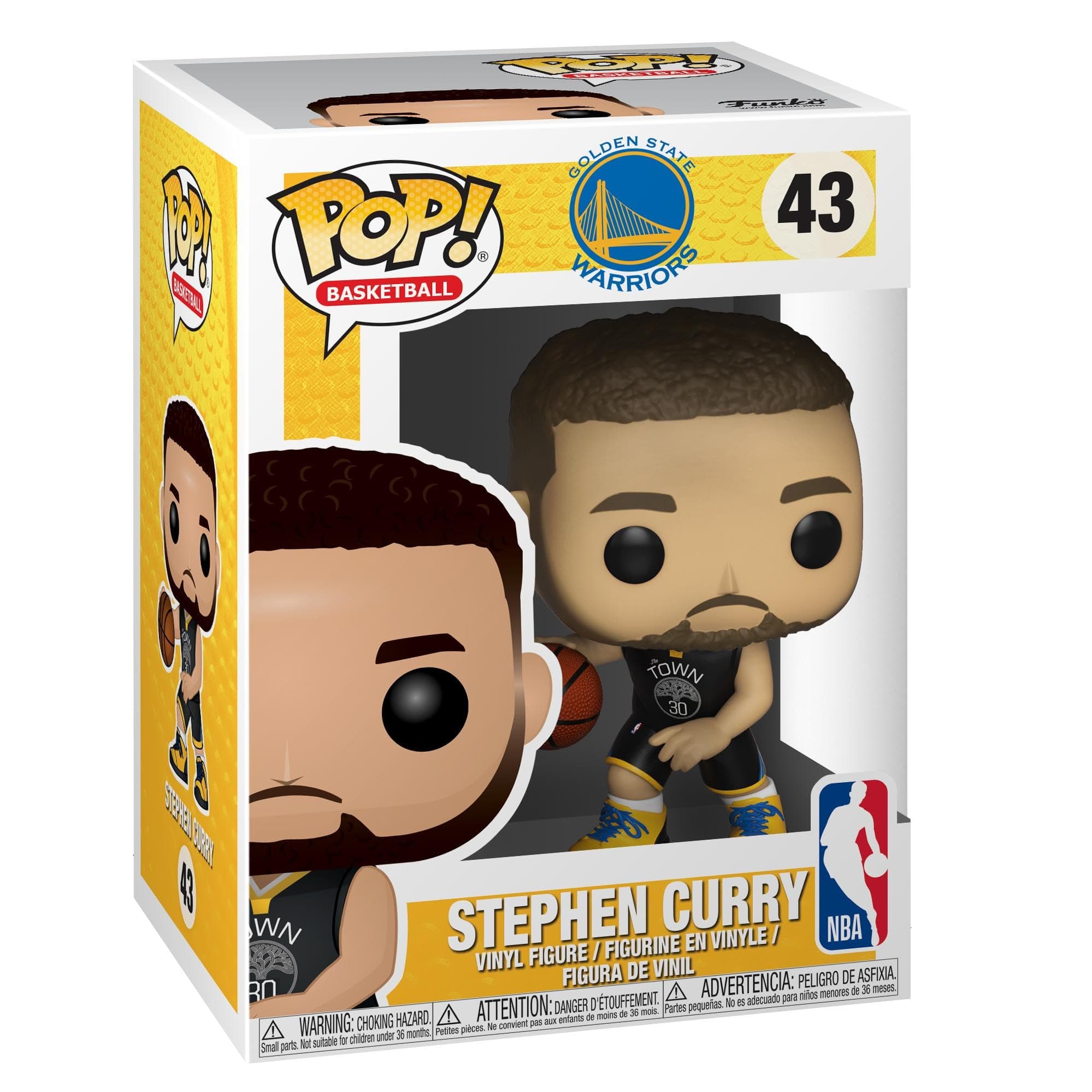 POP! Vinyl: NBA: Stephen Curry - Collectable Vinyl Figure - Gift Idea - Official Merchandise - Toys for Kids & Adults - Sports Fans - Model Figure for Collectors and Display