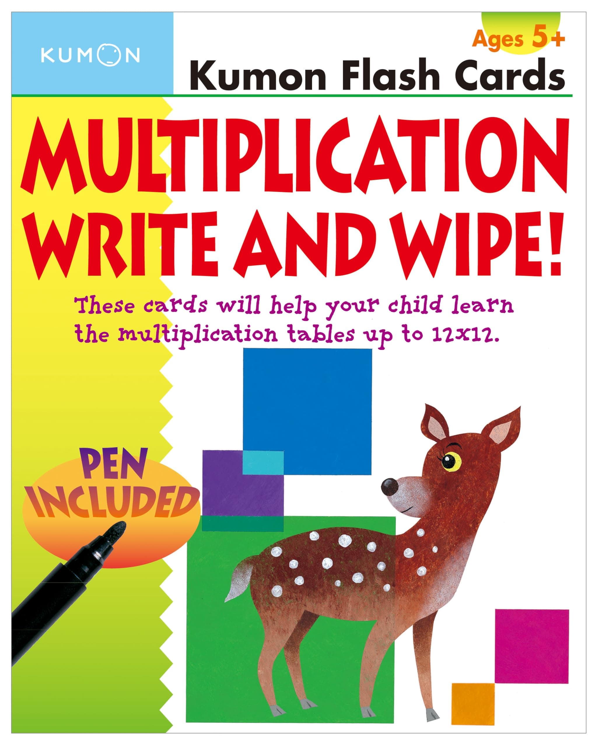 Kumon Multiplication Write and Wipe Flash Cards (Kumon Flash Cards) Cards – May 12, 2010