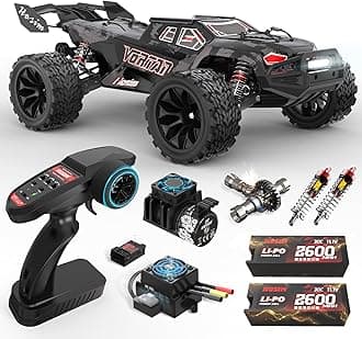 - Hosim Mini 1/8 RC Truck for Adults Fast 50+mph, Vortan Electric RTR Brushless RC Cars All Terrain 4WD Off Road Hobby RC Car Waterproof Remote Control Car for Snow/Sand/Beach Toy Gift with 3S Battery