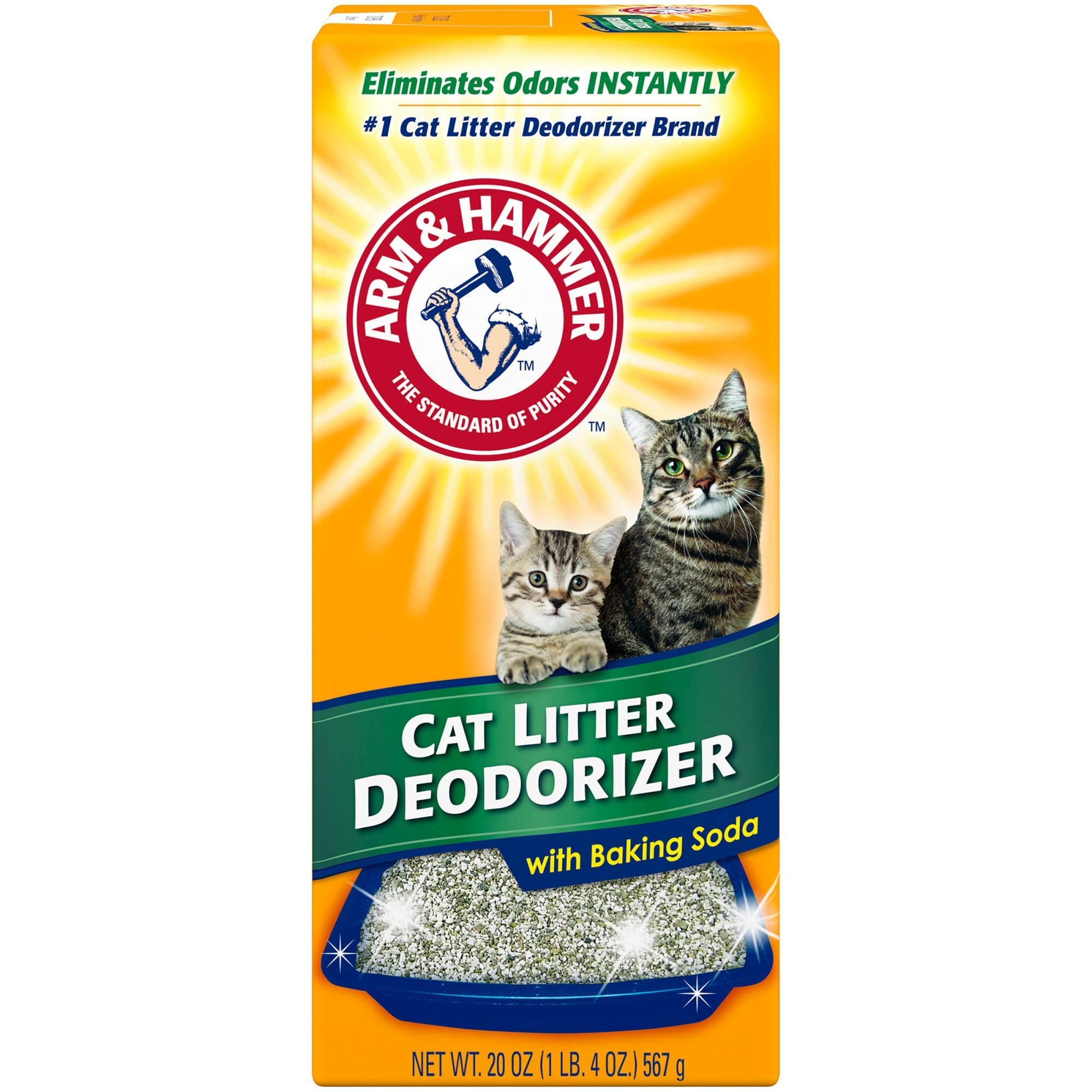 Arm & Hammer Cat Litter Deodorizer with Baking Soda - 20oz