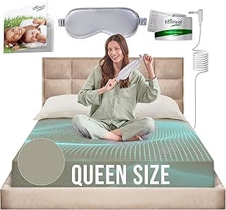 Earth Grounding Sheets Queen Size with 12% Silver Fiber & 4% Silk & 84% Cotton - Green - Quality Certified Grounded Well Bed Sheet - Conductive Fitted Sheet for Better Sleep