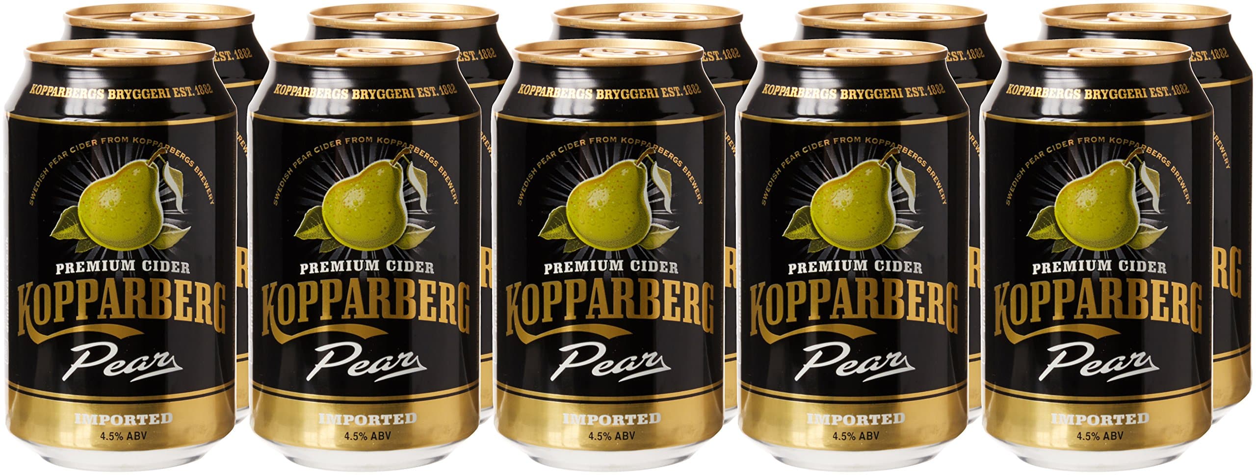Kopparberg Pear Cider Can, 10 x 330 ml