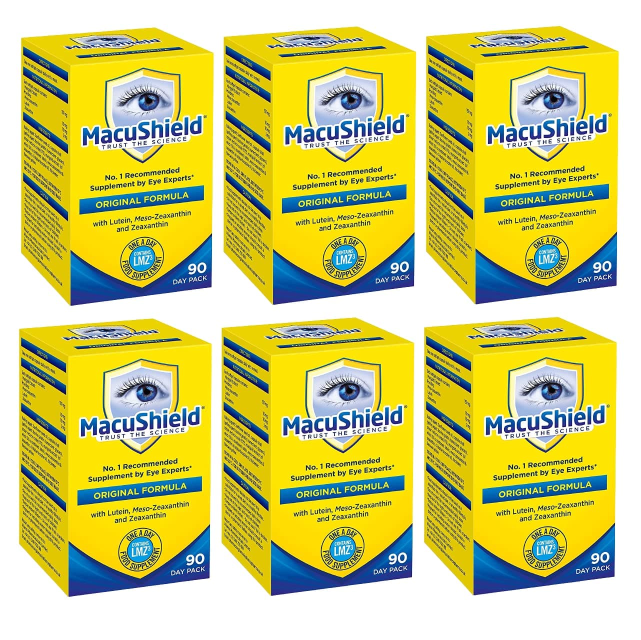 MACUSHIELD 90 CAPSULES (PACK OF 6) SUPER SAVER by Hampton Brands Ltd