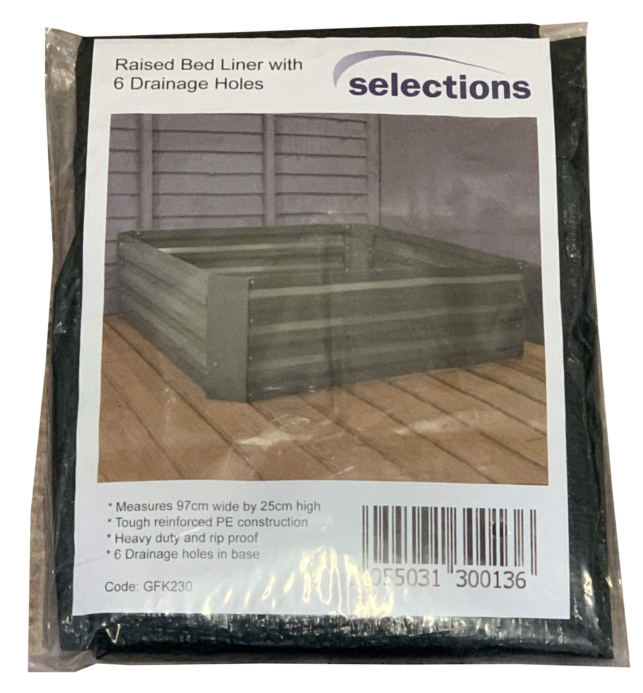 Selections Liner for Metal Raised Vegetable Bed in Green (100cm x 30cm)