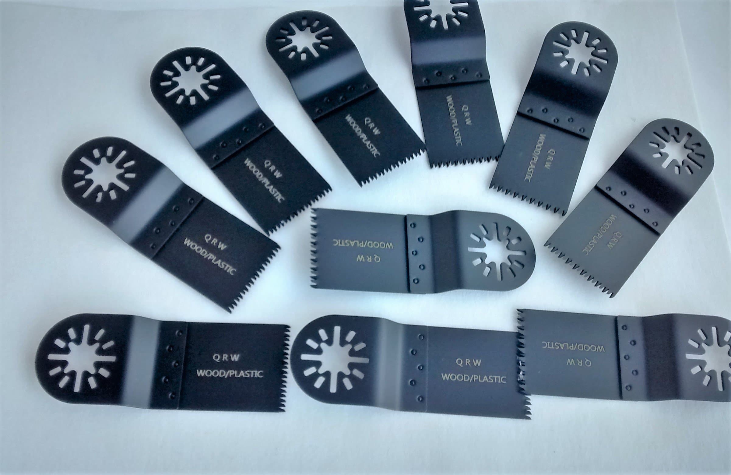 10 Pack Universal Wood Cutting Japan Teeth HCS Blade for Fein Multimaster, Craftsman, Ridgid, Bosch, Chicago, Milwaukee, Etc.