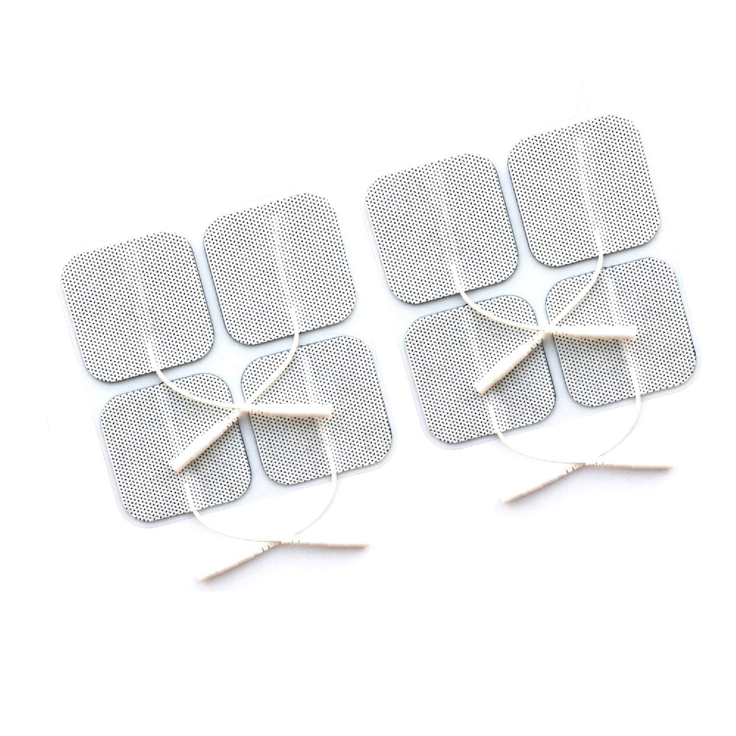 RecoverPad 40x40mm Square Professional TENS Unit Pads,8-Pack 3rd Gen Japanese Gel Latex-Free Replacement Electrode(CE/FDA Approved),Upgraded Self-Stick Performance,Skin Friendly and Non-Irritating