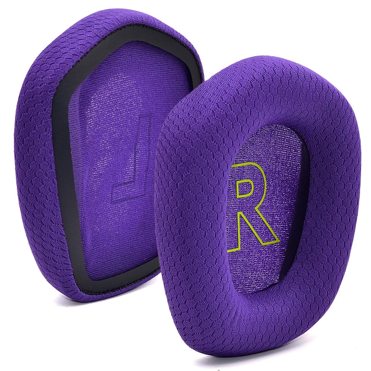 defean G733 Earpads - Replacement Ear Cushion Cover Compatible with Logitech G733 G 733 Lightspeed Wireless Gaming Headset,Ear Pads with Durable Mesh Fabric, Comfort Noise Isolation Foam (Purple)