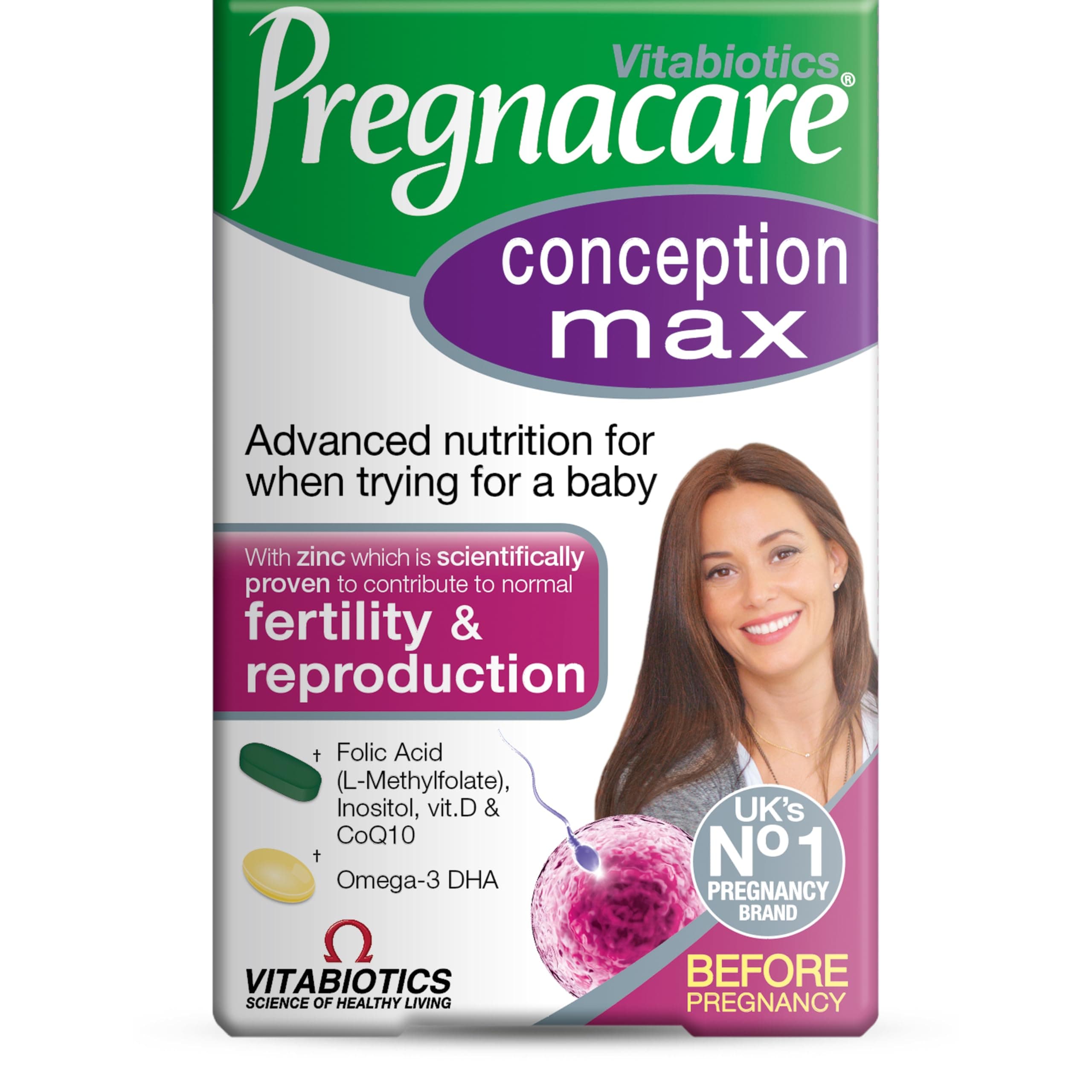 Pregnacare Max Fertility and Conception Support for Women - Maximum Support for Women Fertility, Conception and Ovulation