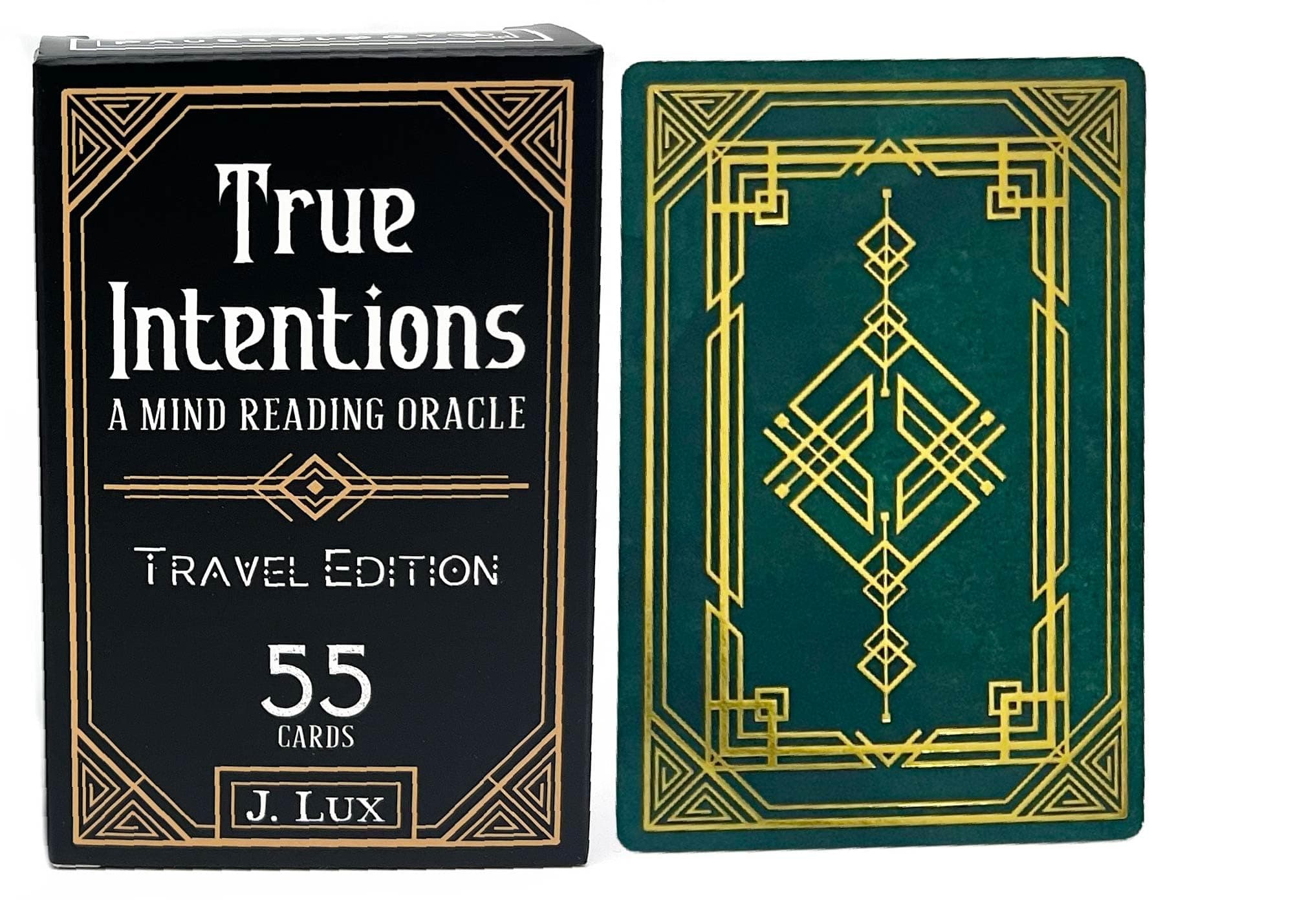 True Intentions: A Mind Reading Oracle Deck - Psychic Cards with Meanings on Them to Reveal Hidden Motives and Unspoken Truths - Sparks Intuition (Travel Edition (55 Palm Sized Cards))