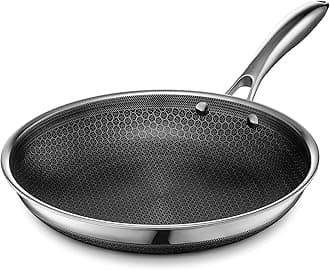 Hybrid Nonstick Frying Pan, 26 cm, Stay-Cool Handle, Dishwasher and Oven-Safe, Induction Ready, Compatible with All Cooktops