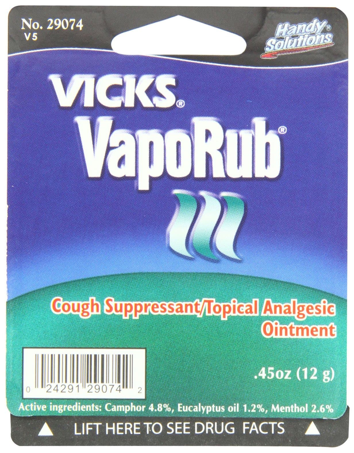 Vicks VapoRub, .45oz. Packages (Pack of 8)