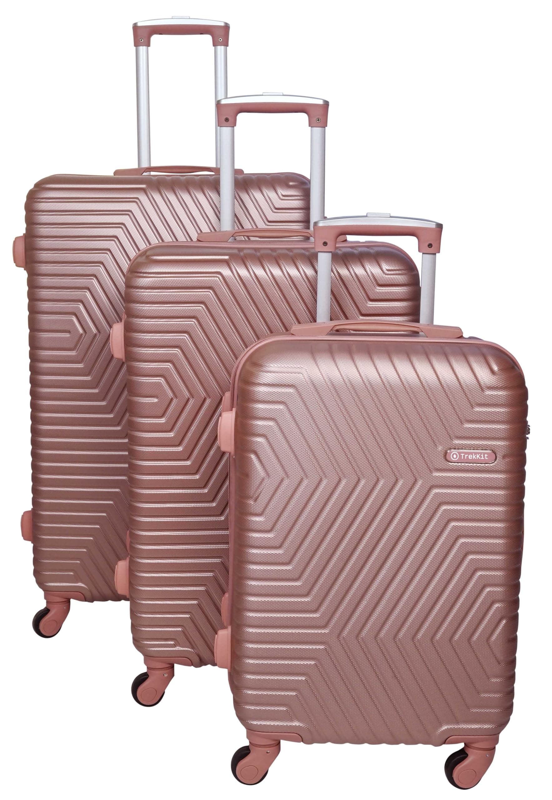 Lightweight Luggage Set Checked Bag- 20/24/28 Inches Hardshell Suitcase Spinner Luggage for Travel | ABS Luggage with 4 Spinner Wheels