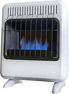 20,000 BTU Vent Free Blue Flame Dual Fuel Heater