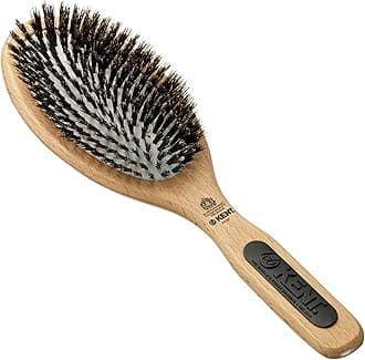 GB KENT 100% Pig Hair Medium Bristle Cushion Hair Brush PF07