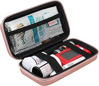 Rosegold Diabetic Supplies Small Case