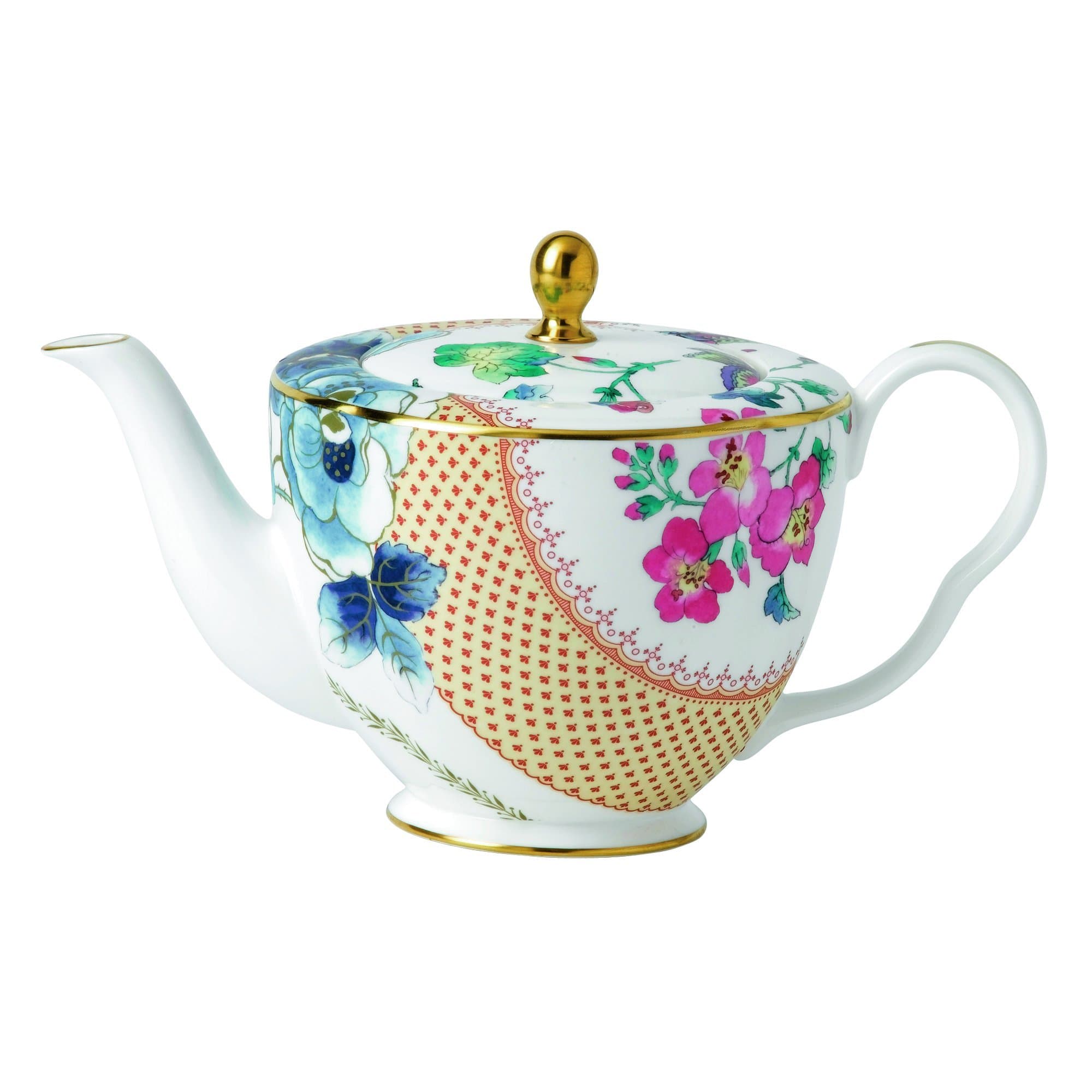 Wedgewood Butterfly Bloom Teapot 1L, Multi, 35.8 oz