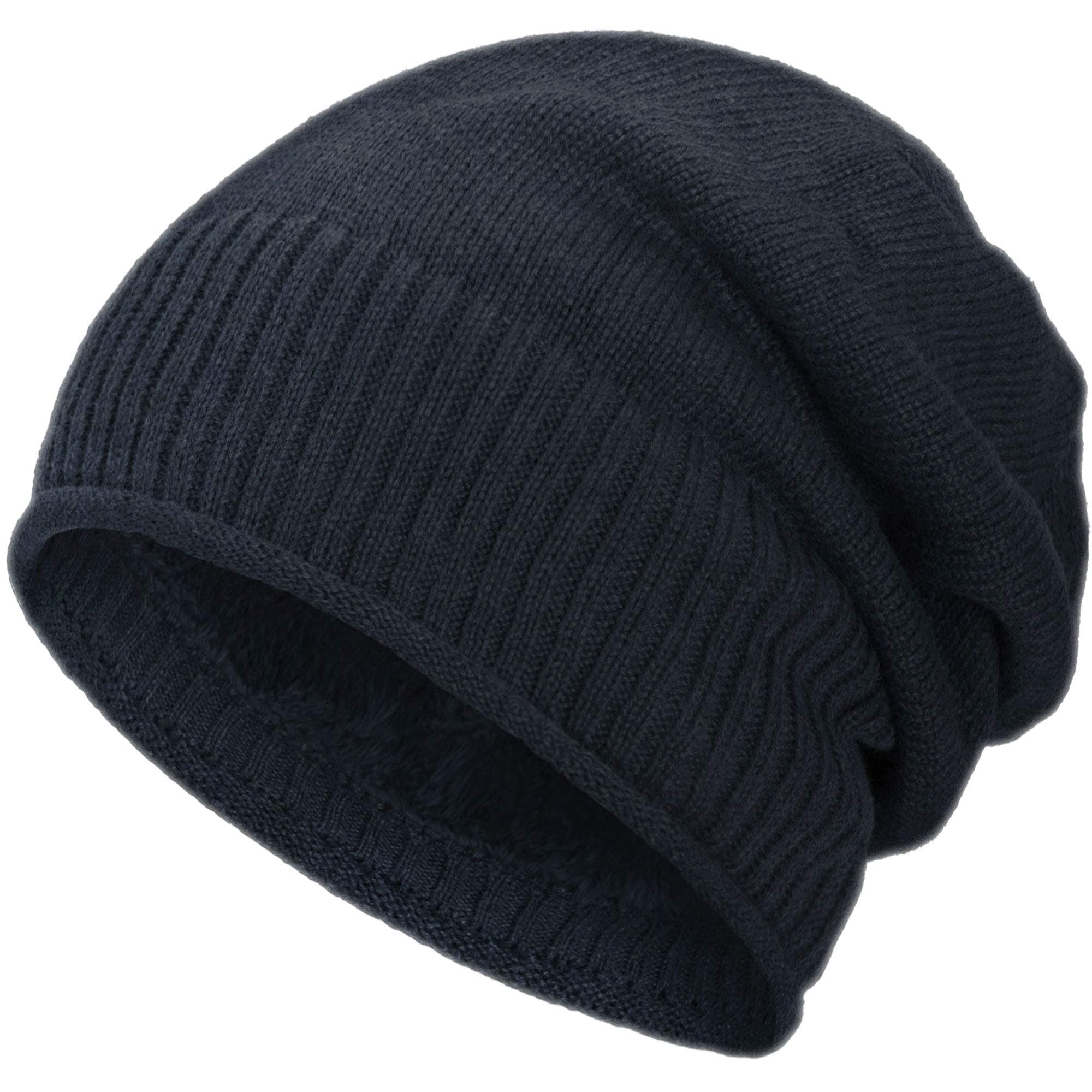 Compagnolined beanie hat with soft and warm teddy-fleece lining