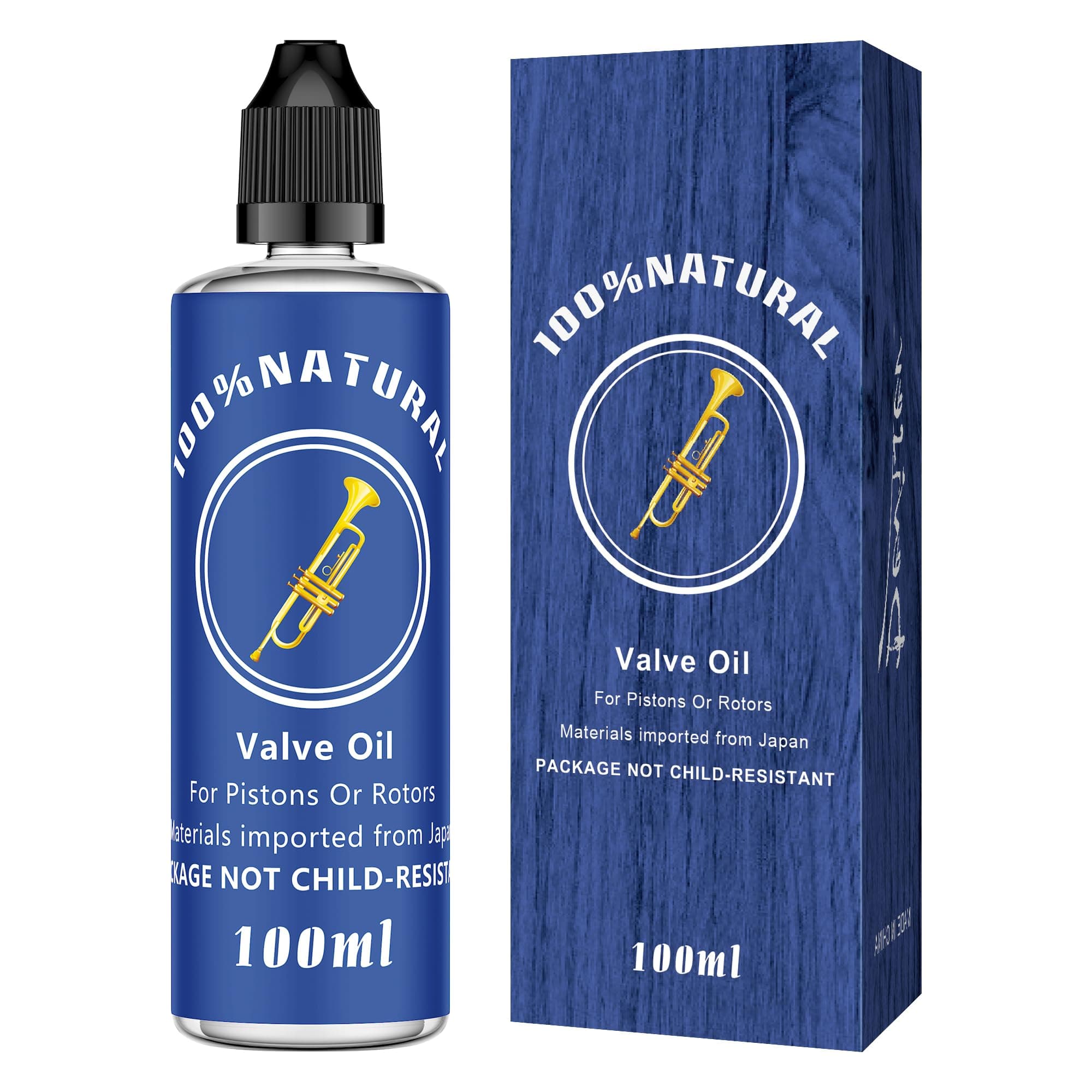 Deviser Piston Valve oil for Trumpet Horn Brass Bartione Instruments 100ml/3.5OZ