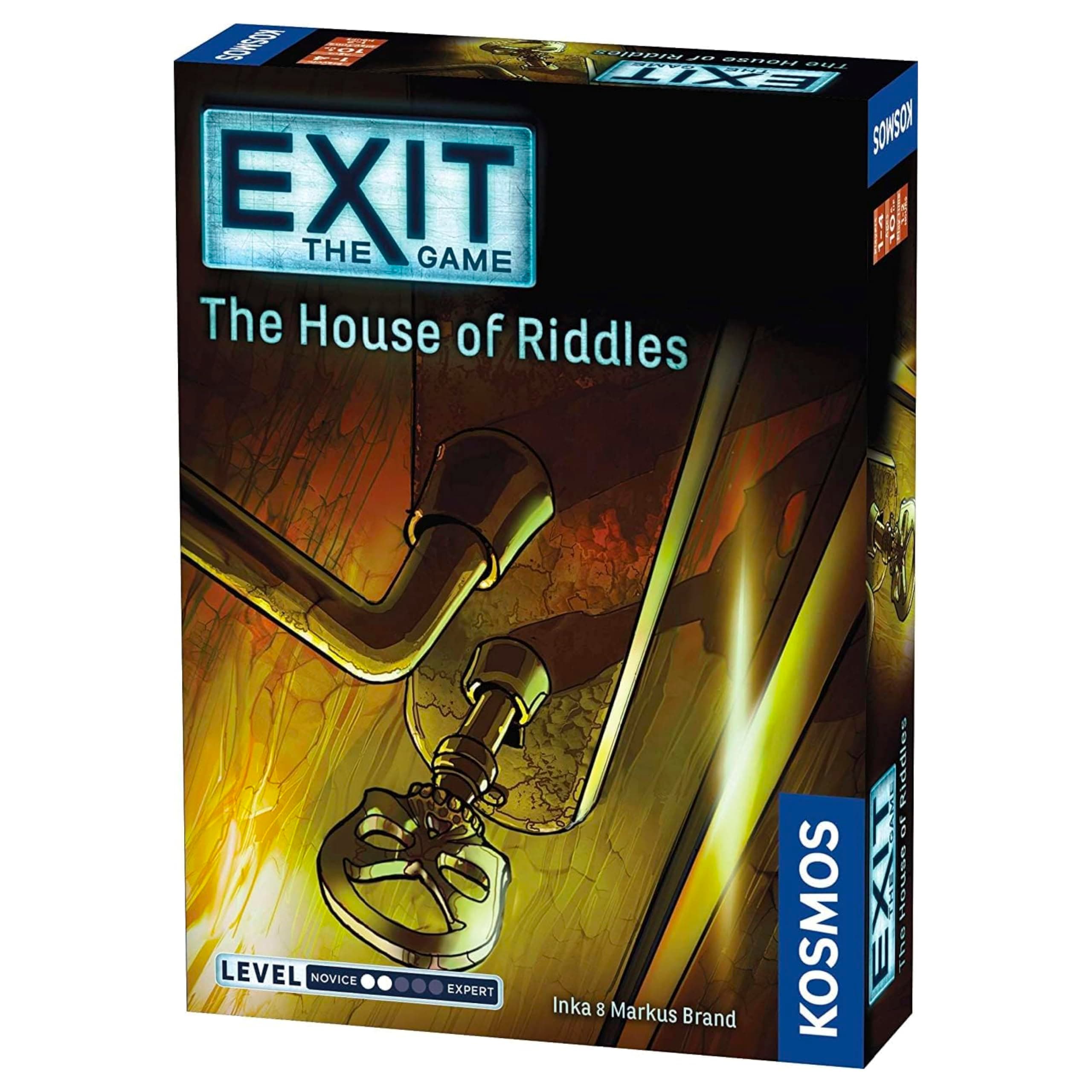 Thames & Kosmos EXIT: The House of Riddles | Escape Room Game | 2/5 Difficulty | Strategy Puzzle Board Game | 1-4 Players | Ages 10+ | Fun for Adults & Kids