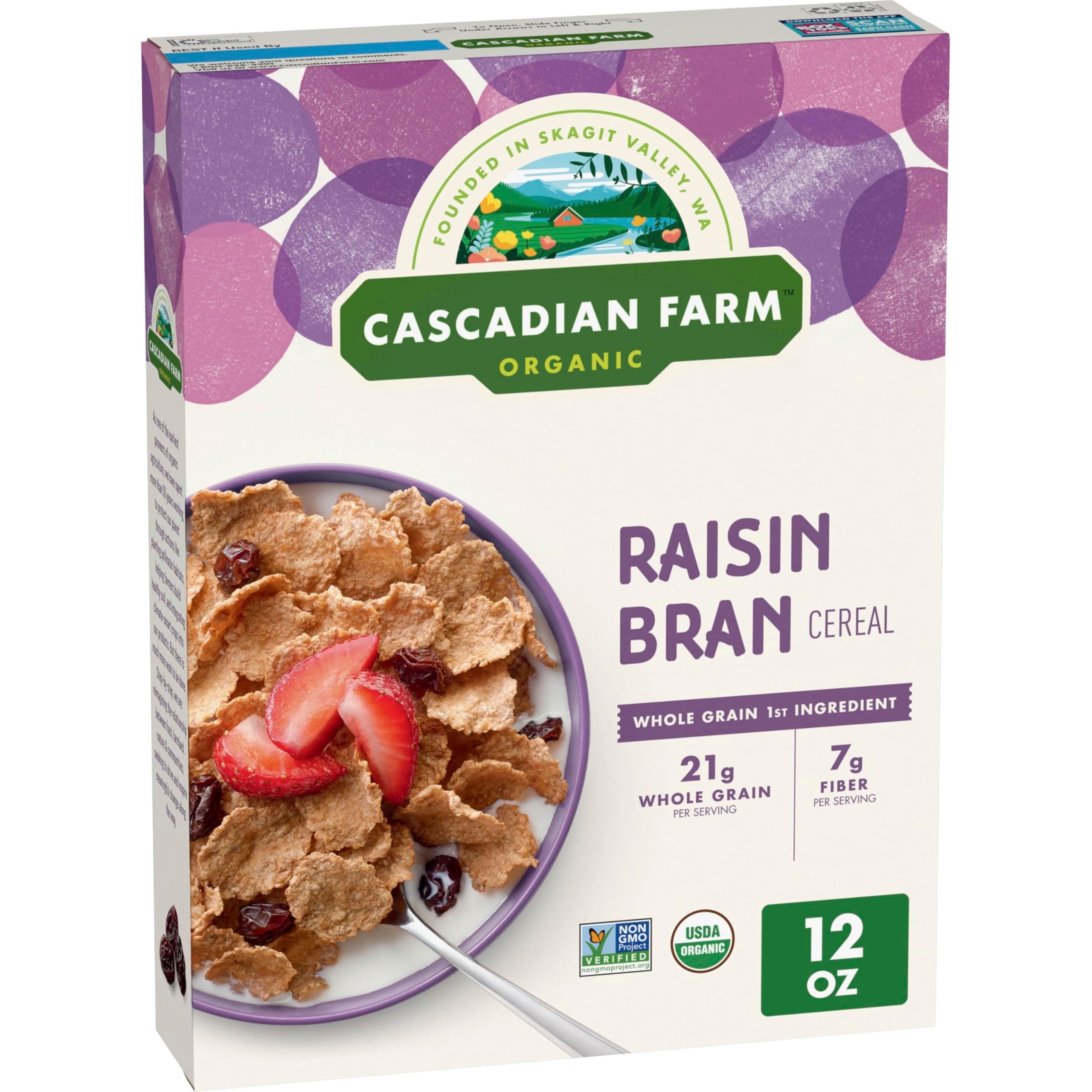 Organic Raisin Bran Cereal, 12 oz